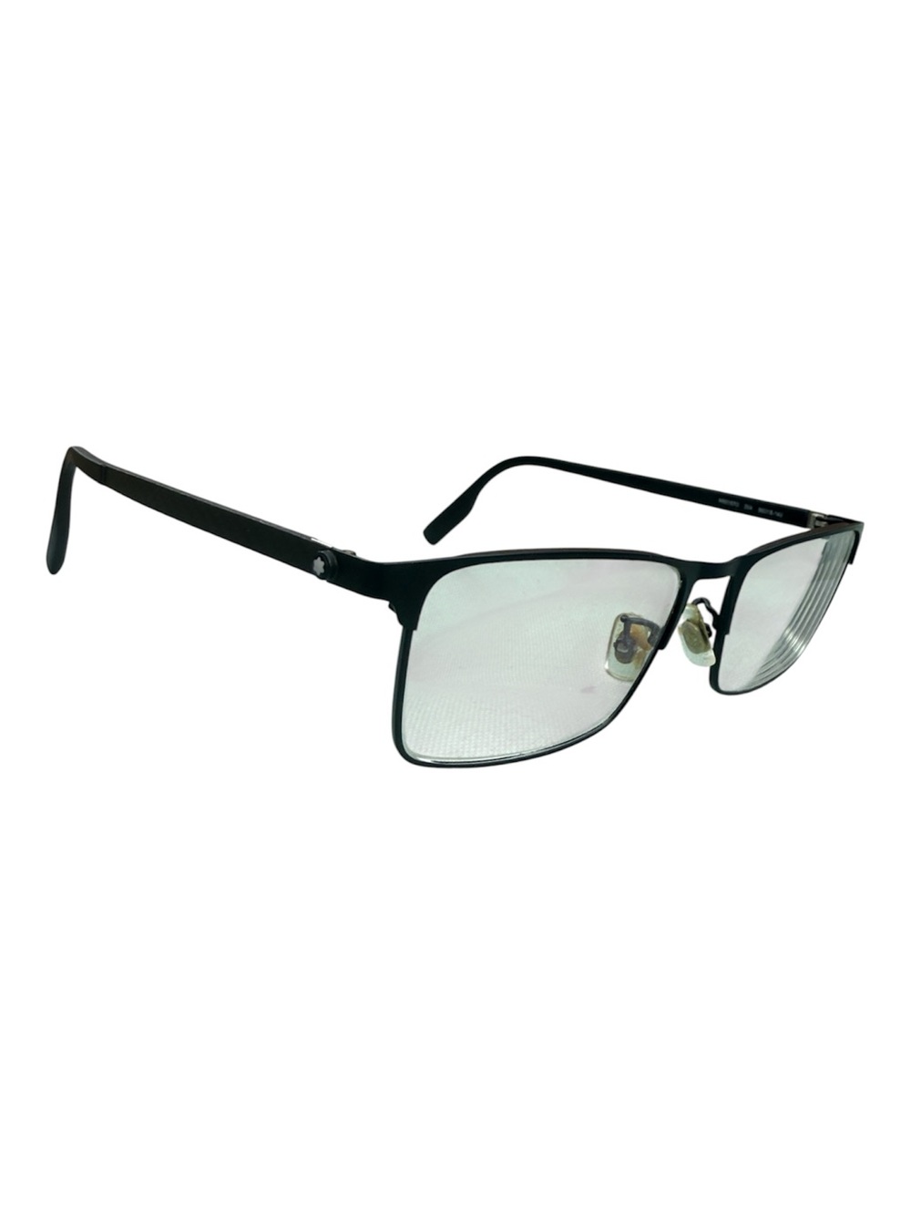 Montblanc Square-Frame Metal Optical Frames Black Mens